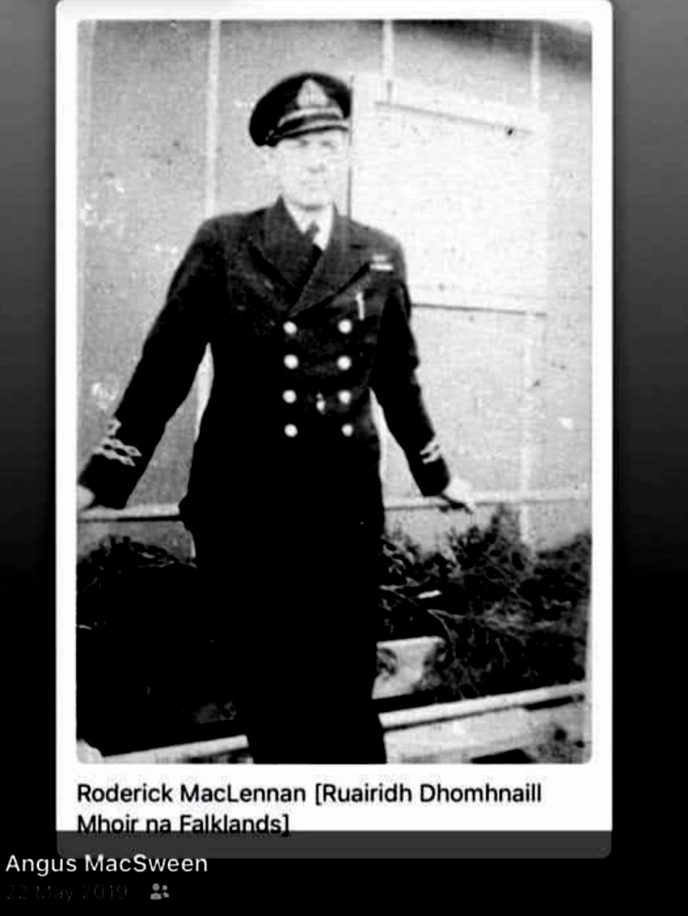 Photo of photos/Roderick Maclennan born 1899 Harris war photo